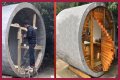 I turned a concrete water pipe into a stunning tiny home…I came up with the idea on a building site & it only cost £12k