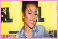 Keyshia Cole sends retro vibes in colorful, skimpy two-piece with a big afro wig in new photos