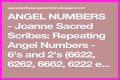 
Repeating Angel Numbers - 8's and 2's  (8822, 8282, 88822 etc)
